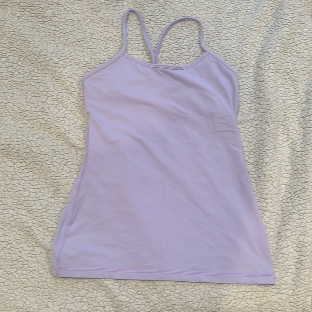 Lululemon Power Y Tank Top - Lilac